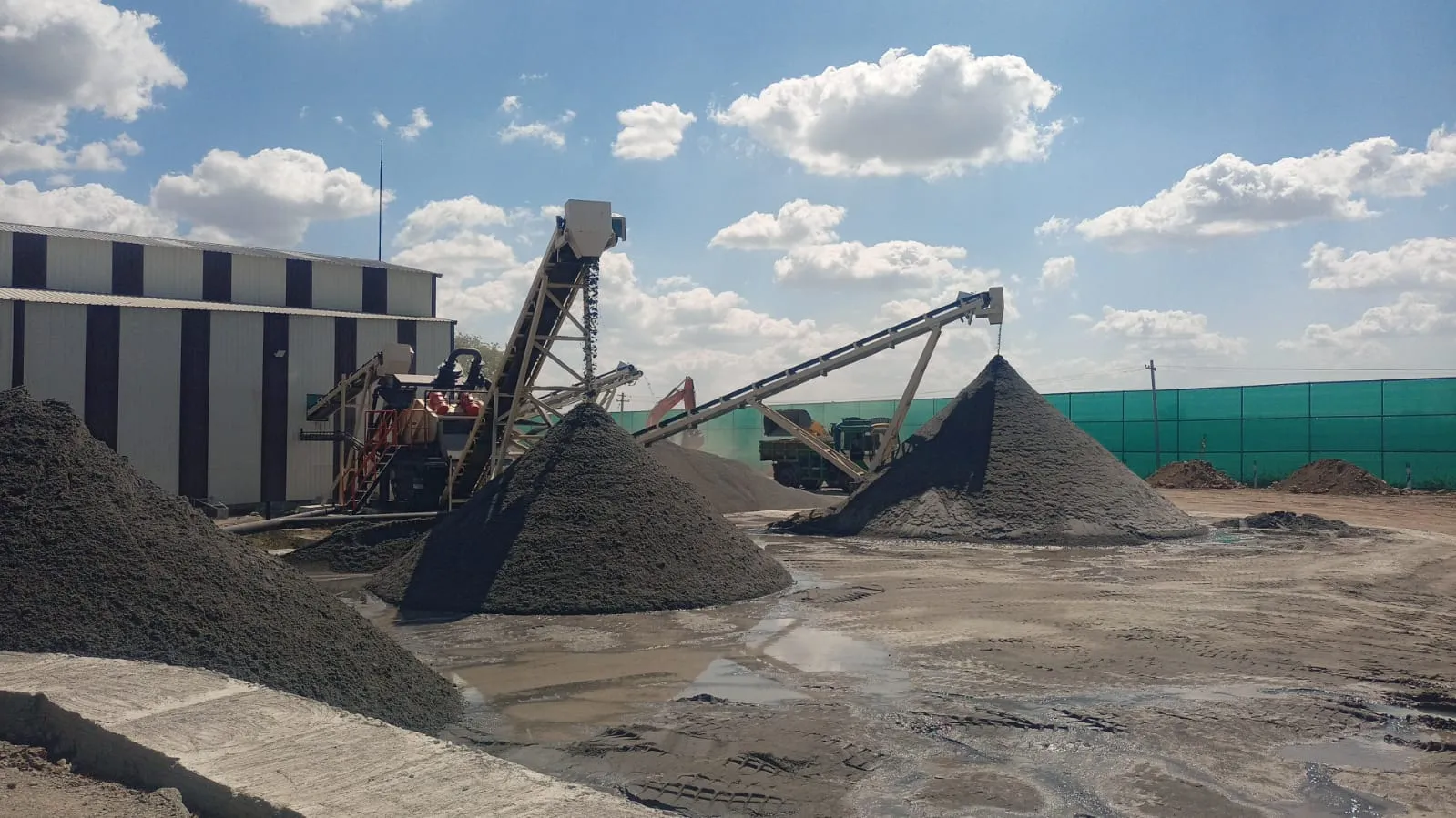 Overview of Tirupati Balaji Blue Metals LLP M-Sand production and washing plant at Virudhunagar, Tamil Nadu