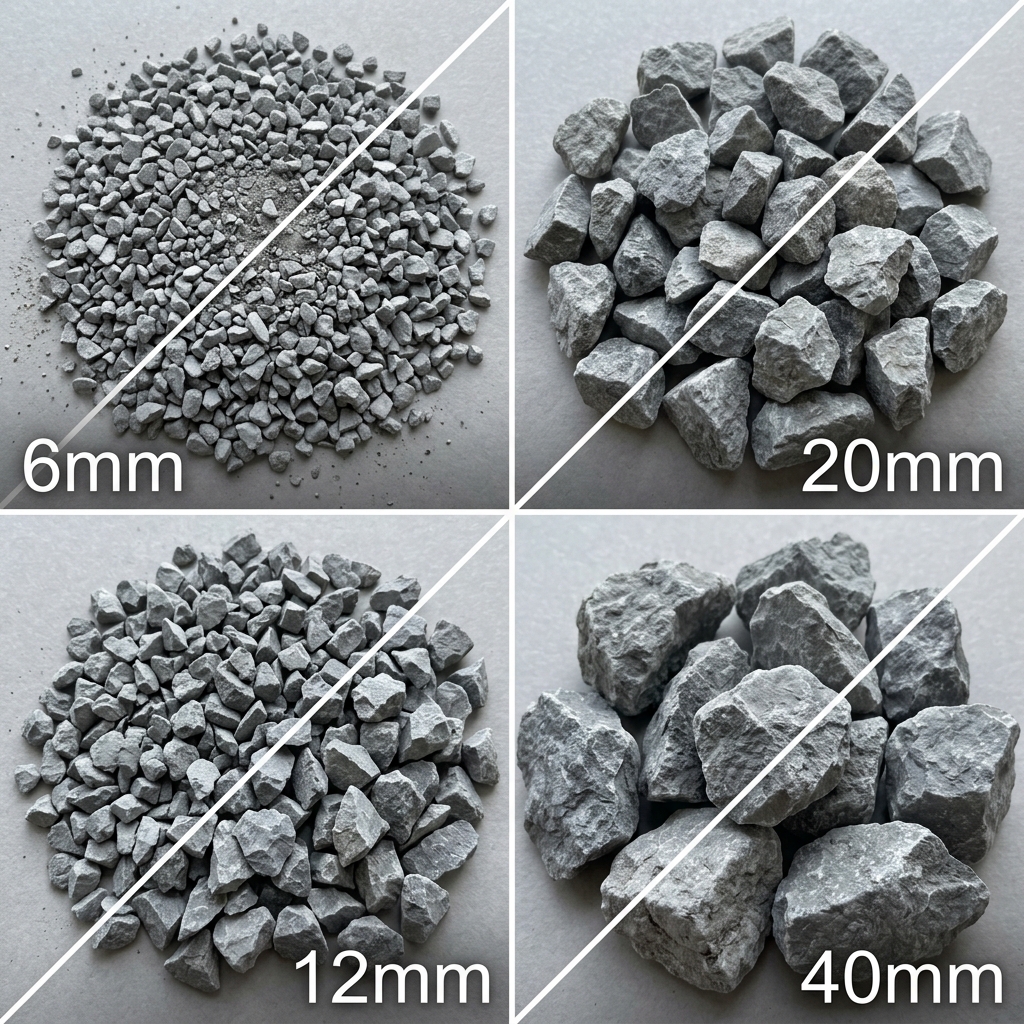 Stone Jelly in 6mm, 12mm, 20mm, and 40mm sizes